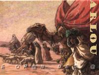 EDOUARD HERZIG CARAVANE DE NOMADES, ALGERIE.jpg